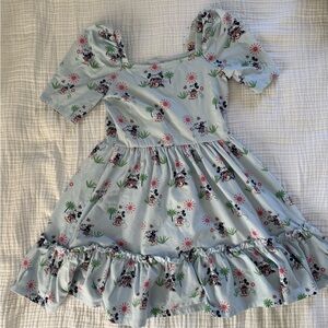 Disney Mickey and Minnie Print Kids Dress
